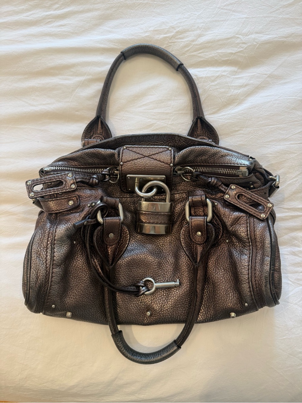 Metallic Chloe Paddington